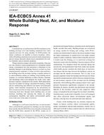 LO-09-007 — IEA-ECBCS Annex 41 Whole Building Heat, Air, and Moisture Response