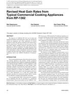 LO-09-011 (RP-1362) — Revised Heat Gain Rates from Typical Commercial Cooking Appliances from RP-1362