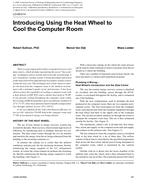 LO-09-014 — Introducing Using the Heat Wheel to Cool the Computer Room