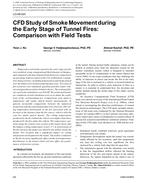 LO-09-020 — CFD Study of Smoke Movement during the Early Stage of Tunnel Fires: Comparison with Field Tests