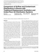 LO-09-028 (RP-1373) — Comparison of Airflow and Contaminant Distributions in Rooms with Traditional Displacement Ventilation and Under-Floor Air Distribution Systems