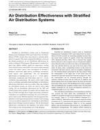 LO-09-029 (RP-1373) — Air Distribution Effectiveness with Stratified Air Distribution Systems
