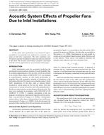 LO-09-041 (RP-1223) — Acoustic System Effects of Propeller FansDue to Inlet Installations