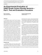 LO-09-044 — An Experimental Evaluation of HVAC-Grade Carbon Dioxide SensorsÃ¢Â€Â”Part I: Test and Evaluation Procedure