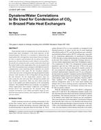 LO-09-057 (RP-1394) — Dynalene/Water Correlations to Be Used for Condensation of CO2 in Brazed Plate Heat Exchangers