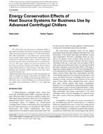 LO-09-060 — Energy Conservation Effects of Heat Source Systems for Business Use by Advanced Centrifugal Chillers