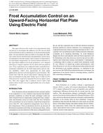 LO-09-069 — Frost Accumulation Control on an Upward-Facing Horizontal Flat Plate Using Electric Field
