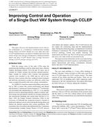 LO-09-071 — Improving Control and Operation of a Single Duct VAV System through CCLEP
