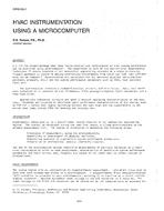 NT-87-08-2 — HVAC Instrumentation Using a Microcomputer