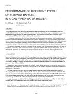 NT-87-11-2 — Performance of Different Types of Flueway Baffles in a Gas-Fired Water Heater