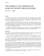 NT-87-15-3 — The Feasibility and Economics of Slush Ice District Cooling Systems