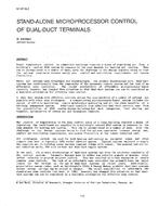 NT-87-16-2 — Stand-Alone Microprocessor Control of Dual-Duct Terminals
