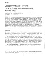 3066 — Velocity Variation Effects on a Rotating Vane Anemometer at Coil Faces