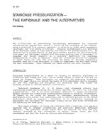 3111 — Staircase Pressurization Ã¢Â€Â” The Rationale and the Alternatives