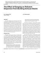 NY-08-056 — The Effect of Ganging on Pollutant Dispersion from Building Exhaust Stacks