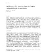 NY-87-05-2 — Introduction to the Computer Era Through HVAC Education