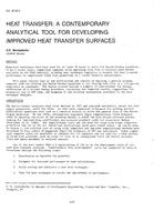 NY-87-10-4 — Heat Transfer: A Contemporary Analytical Tool for Developing Improved Heat Transfer Surfaces