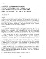 NY-87-13-1 — Energy Conservation for Pharmaceutical Manufacturing Facilities Using Recirculated Air