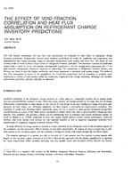 3035 — The Effect of Void Fraction Correlation and Heat Flux Assumption on Refrigerant Charge Inventory Predictions