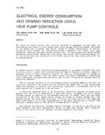 3049 — Electrical Energy Consumption and Demand Reduction Using Heat Pump Controls