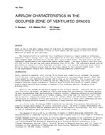 3045 — Airflow Characteristics in the Occupied Zone of Ventilated Spaces