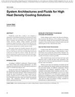 OR-10-004 — System Architectures and Fluids for High Heat Density Cooling Solutions