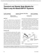 OR-10-064 — Transient and Steady State Models for Open-Loop Air-Based BIPV/T Systems