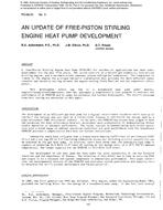 PO-86-04-2 — An Update of Free-Piston Stirling Engine Heat Pump Development
