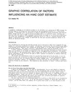 2987 — Graphic Correlation of Factors Influencing an HVAC Cost Estimate