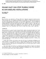 2988 — Round Duct Can Stop Rumble Noise in Air-Handling Installations