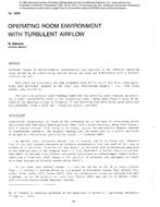 2998 — Operating Room Environment with Turbulent Airflow