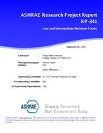 RP-341 — Thermal Conductivity of Low and Intermediate Moisture Foods