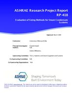 RP-418 — Evaluation of Sizing Methods for Steam Condensate Systems
