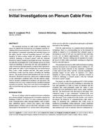 AC-02-08-3 — Initial Investigations on Plenum Cable Fires