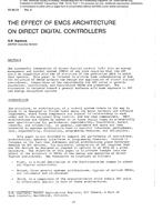 SF-86-04-2 — The Effect of EMCS Architecture on Direct Digital Controllers
