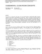 SF-86-06-2 — Fundamental Clean Room Concepts