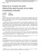 SF-86-14-5 — Results of Studies on Soot Production and Fouling in Oil-Fired Condensing Systems