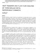 SF-86-16-1 — Heat Transfer and Fluid Flow Analysis of Three-Walled Metal Factory-Built Chimneys