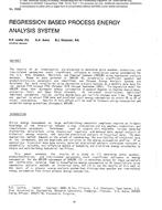 2939 — Regression Based Process Energy Analysis System