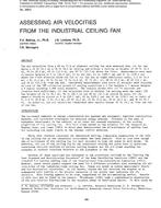 2953 — Assessing Air Velocities from the Industrial Ceiling Fan