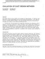 2957 — Evaluation of Duct Design Methods
