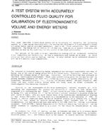 2969 — A Test System with Accurately Controlled Fluid Quality for Calibration of Electromagnetic Volume and Energy Meters