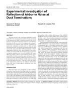SL-08-001 (RP-1314) — Experimental Investigation of Reflection of Airborne Noise at Duct Terminations