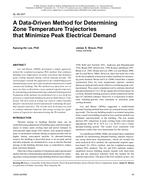 SL-08-007 — A Data-Driven Method for Determining Zone Temperature Trajectories that Minimize Peak Electrical Demand