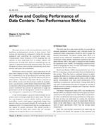 SL-08-018 — Airflow and Cooling Performance of Data Centers: Two Performance Metrics