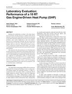 SL-08-022 — Laboratory Evaluation: Performance of a 10 RT Gas Engine-Driven Heat Pump (GHP)