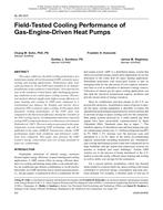 SL-08-023 — Field-Tested Cooling Performance of Gas-Engine-Driven Heat Pumps