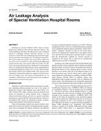 SL-08-044 — Air Leakage Analysis of Special Ventilation Hospital Rooms