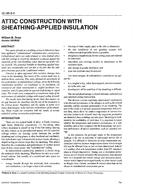 SD-95-05-4 — Attic Construction with Sheathing-Applied Insulation