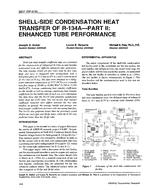 3807 (RP-676) — Shell-Side Condensation Heat Transfer of R-134a — Part 2: Enhanced Tube Performance